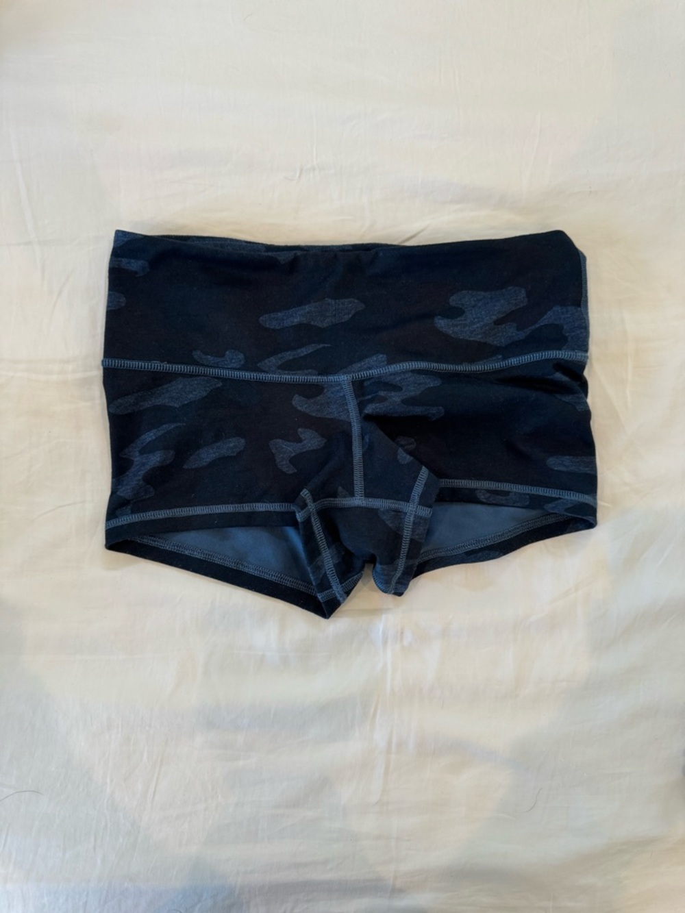 Lululemon Blue Camo Shorts